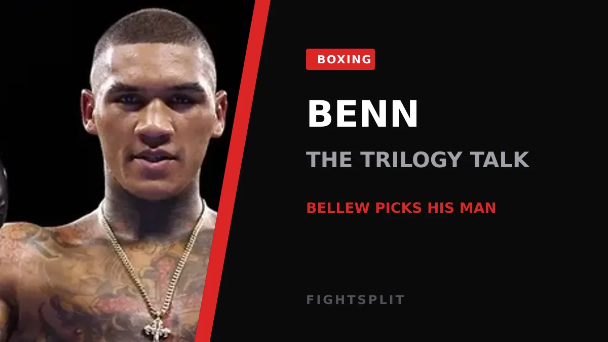 Conor Benn during a professional boxing bout