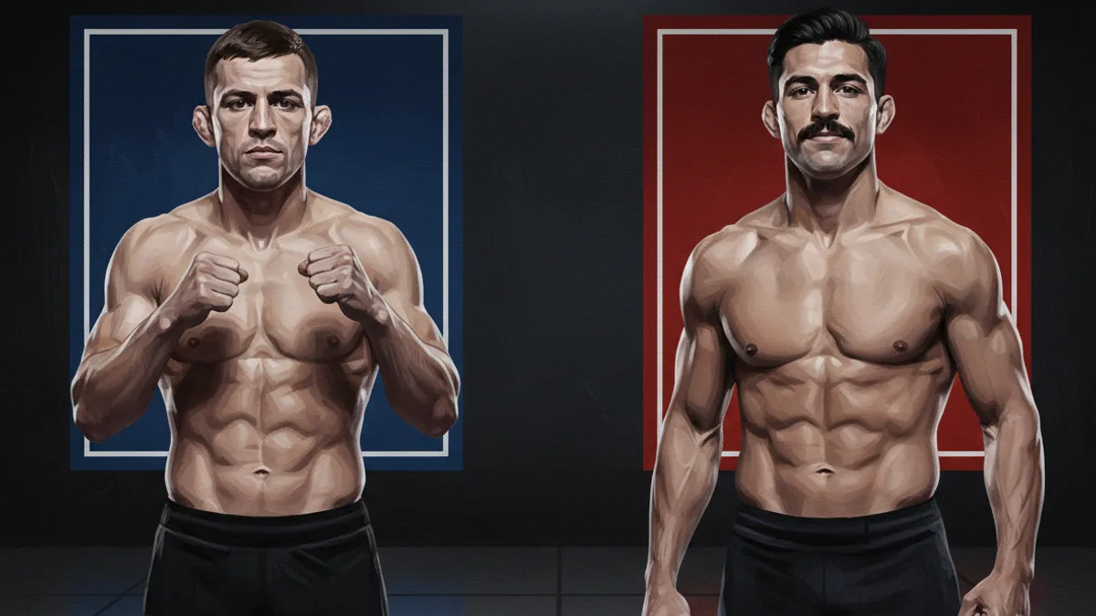 Steve Garcia faces off against Diego Lopes at the UFC White House card